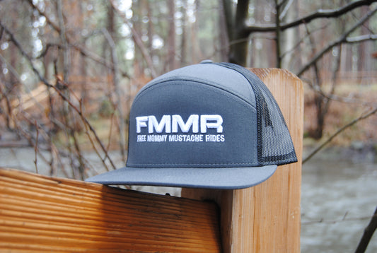 Gray & Black Puffy FMMR 7 Panel