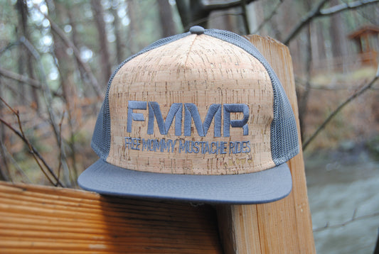 Gray Cork Flat FMMR Flat Bill