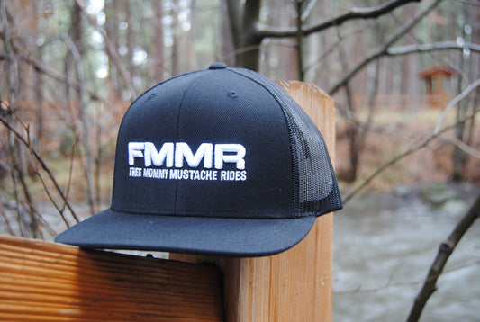 Black Puffy FMMR Flat Bill